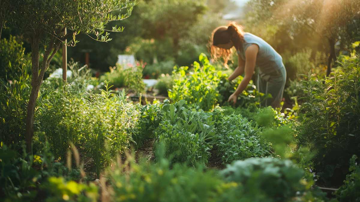 verdure per orto all'ombra